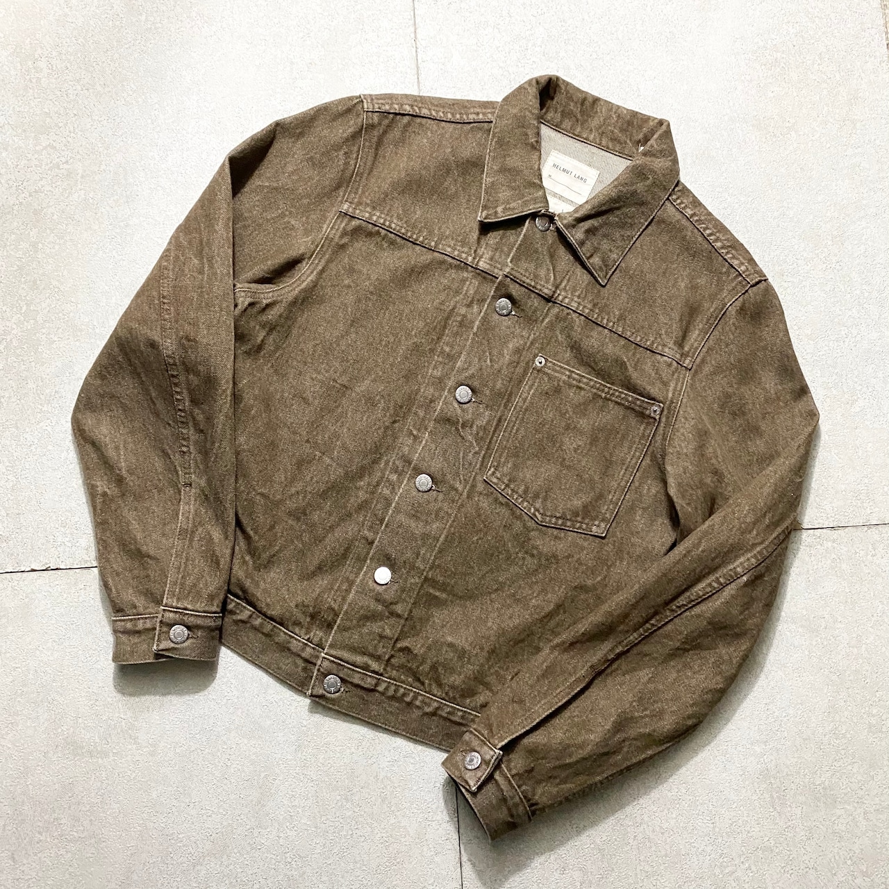 vintage HELMUT LANG brown denim jacket “1st type”