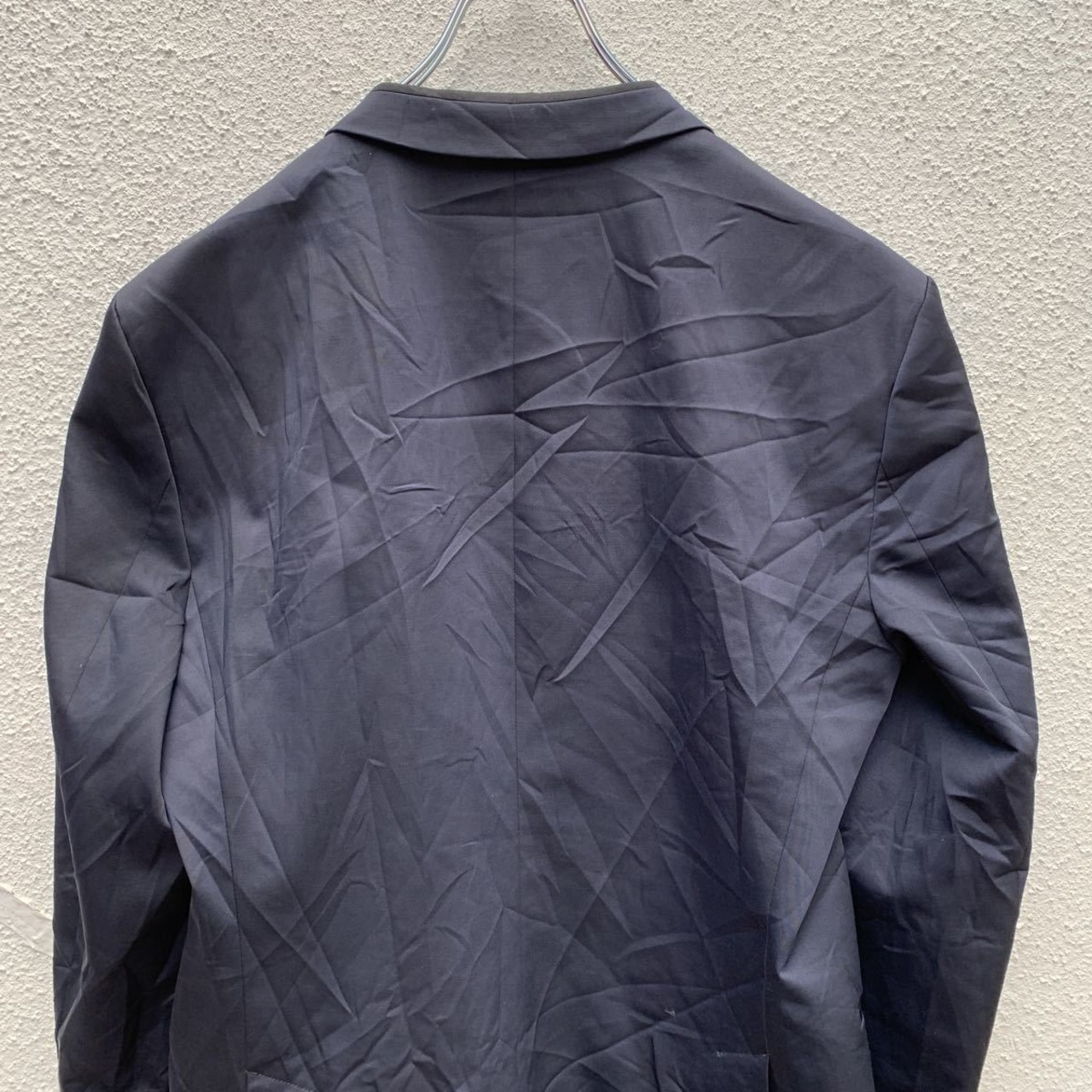 ZARA MAN テーラードジャケット 42 XLサイズ ザラ ストレッチ 紺 