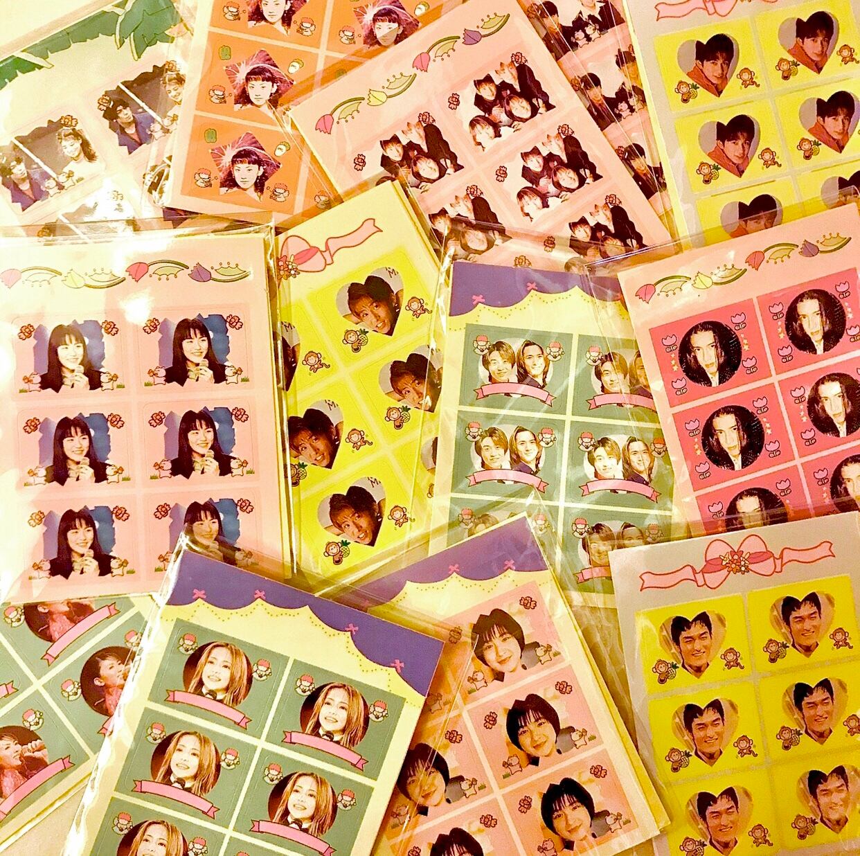 アイドルシール　くじ引き　束　未開封　おみくじ efc6b52b98a18e9612dc7b92423727