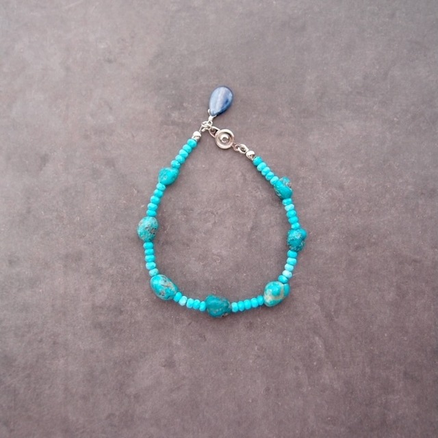 【RP】Turquoise × Magnesite Bracelet／ターコイズ×マグネサイト ブレスレット