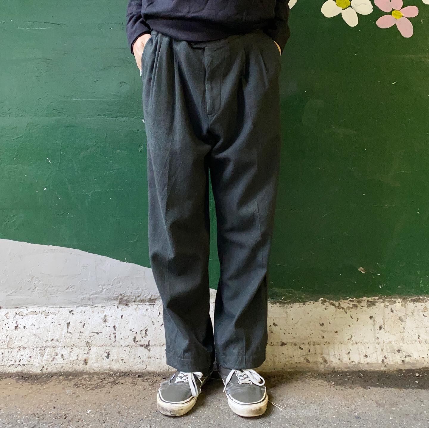 80's Vintage “Alexander Julian” 2tuck Wool Slacks | 放課後の思い出