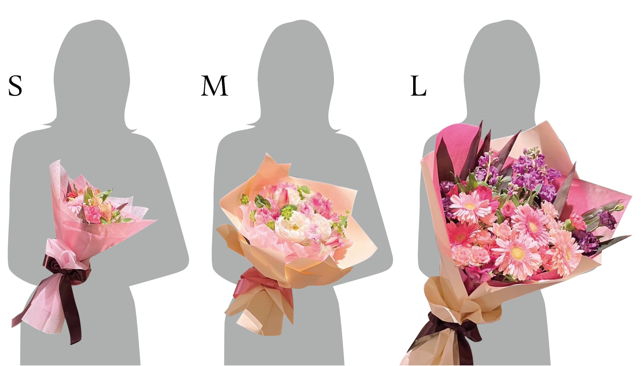 花束M お任せ 大阪市内無料配送エリアあり | Lulu Flower 大阪の花屋