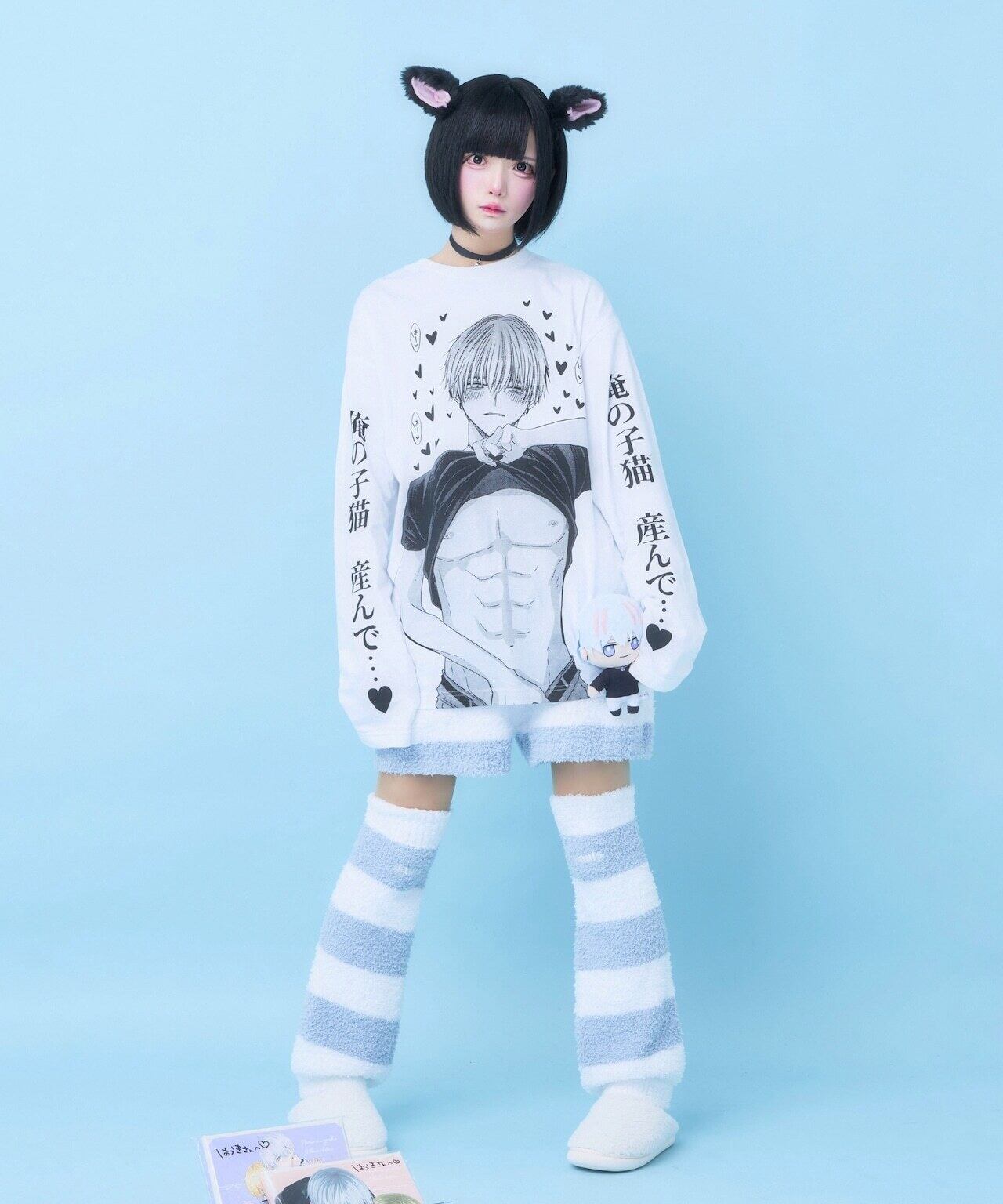 リボン☆　No2 パネル　ネコちゃん柄　23枚+27枚＝50枚 ねこくみゃちゃんからのPresent Ribbon | BABY, THE STARS SHINE