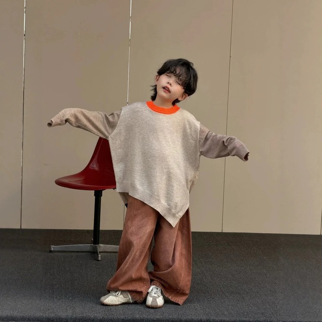 ★送料無料★   男の子 女の子 韓国っぽセーター 90cm～140cm  韓国子供服
