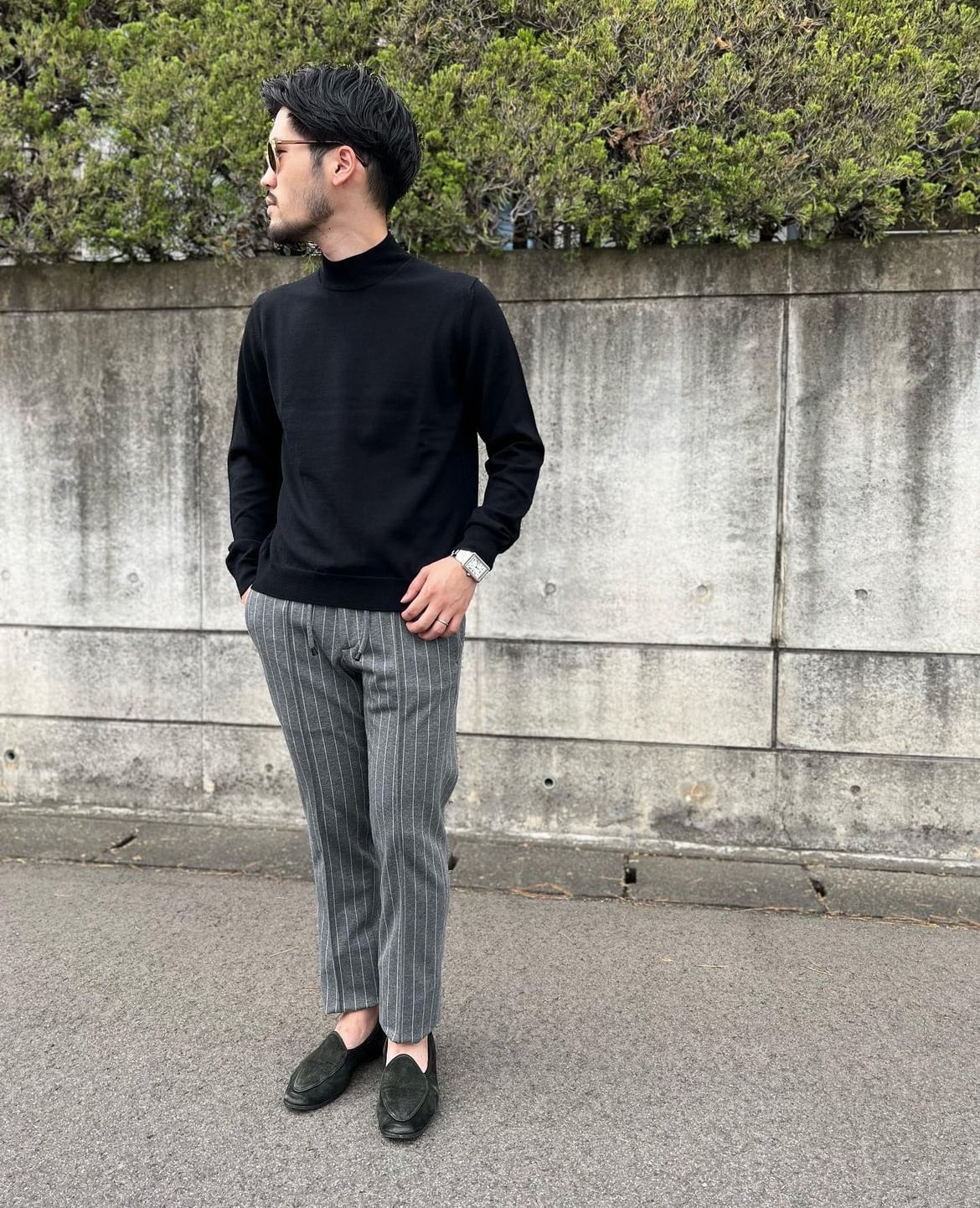 giab's ARCHIVIO（ジャブスアルキヴィオ）チョークストライプ