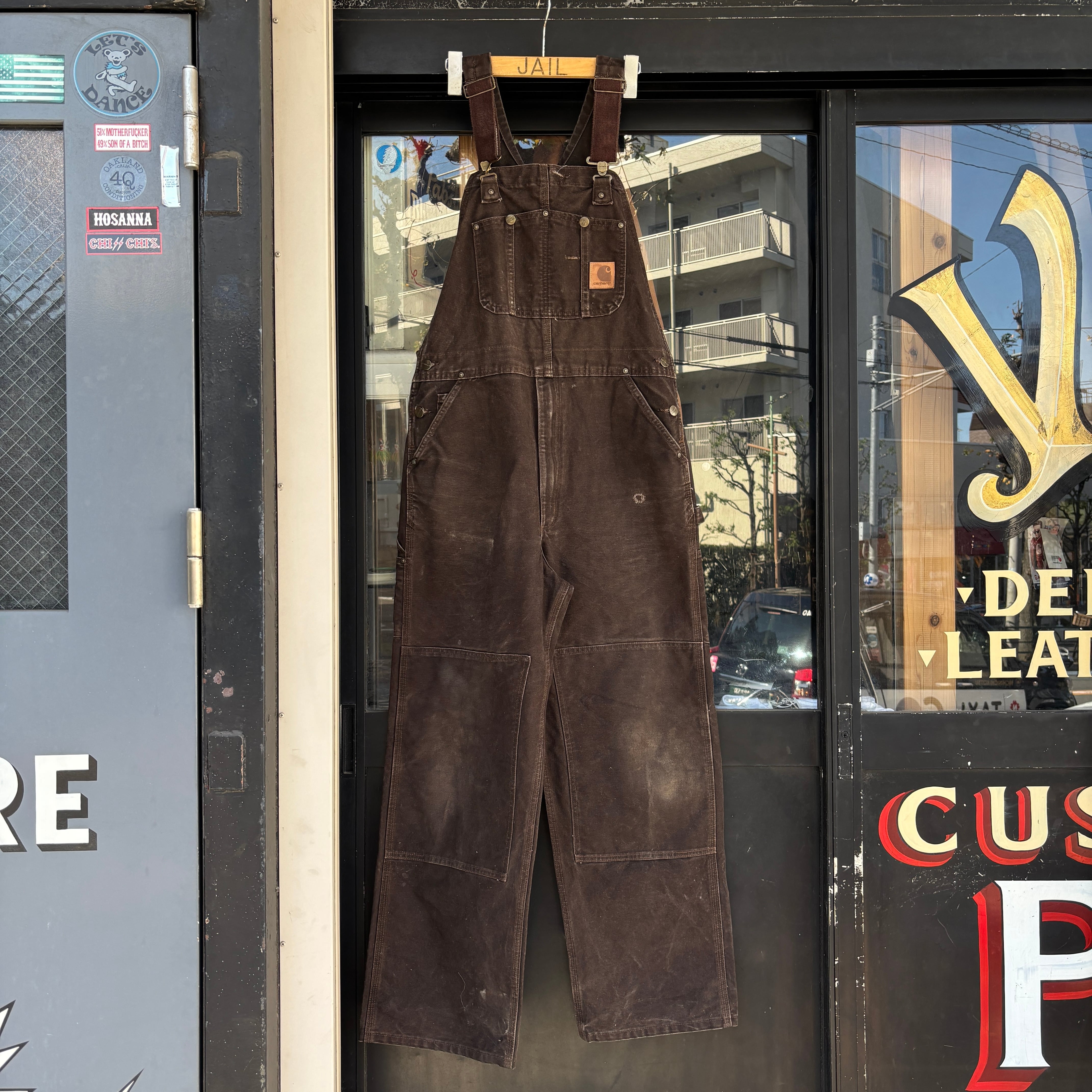 雰囲気抜群 極上フェード 金ボタン YKKチャック 一点物 ゆるだぼ 36×36