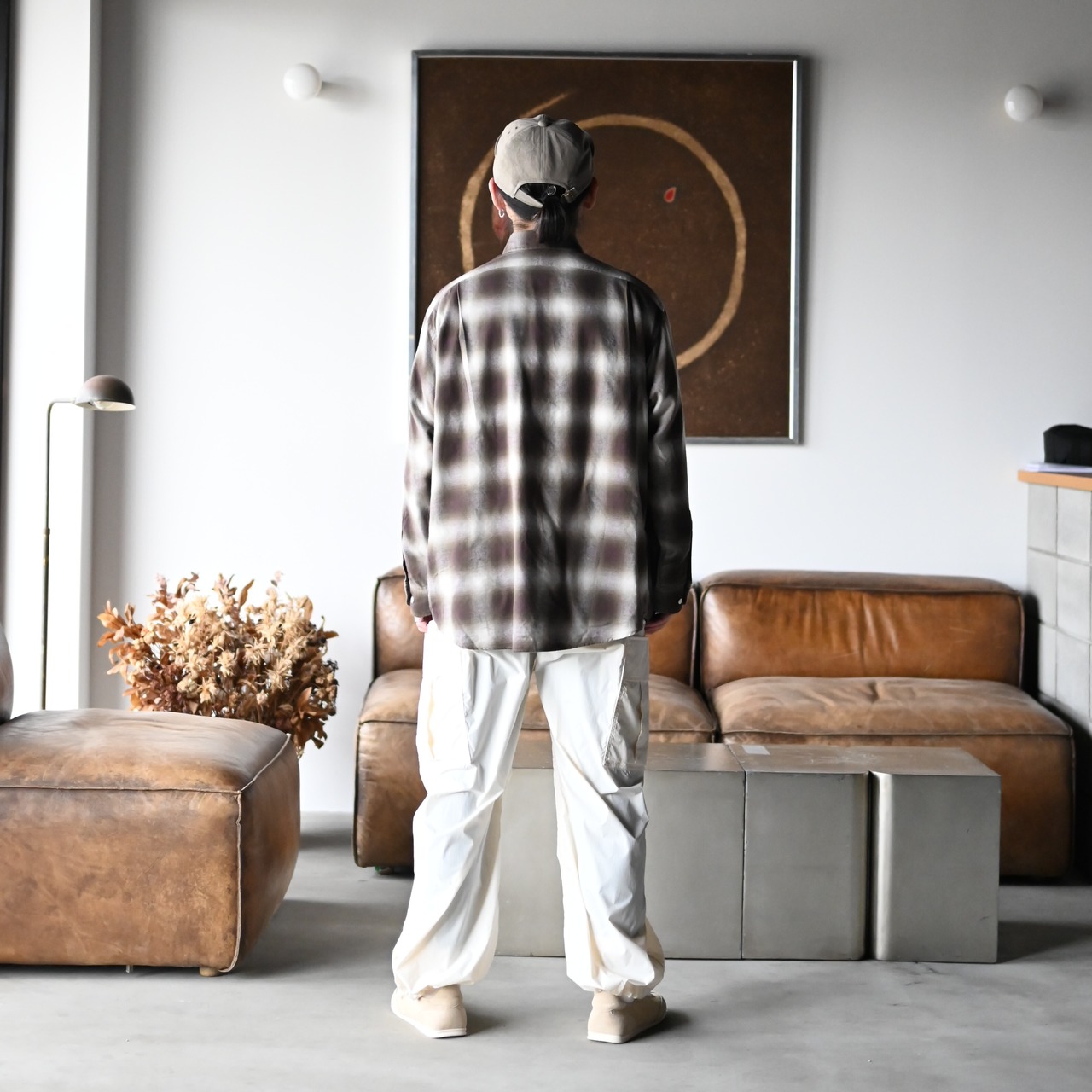 THEDAY(ザデイ)コットンリヨセル混紡シャツコーディネート