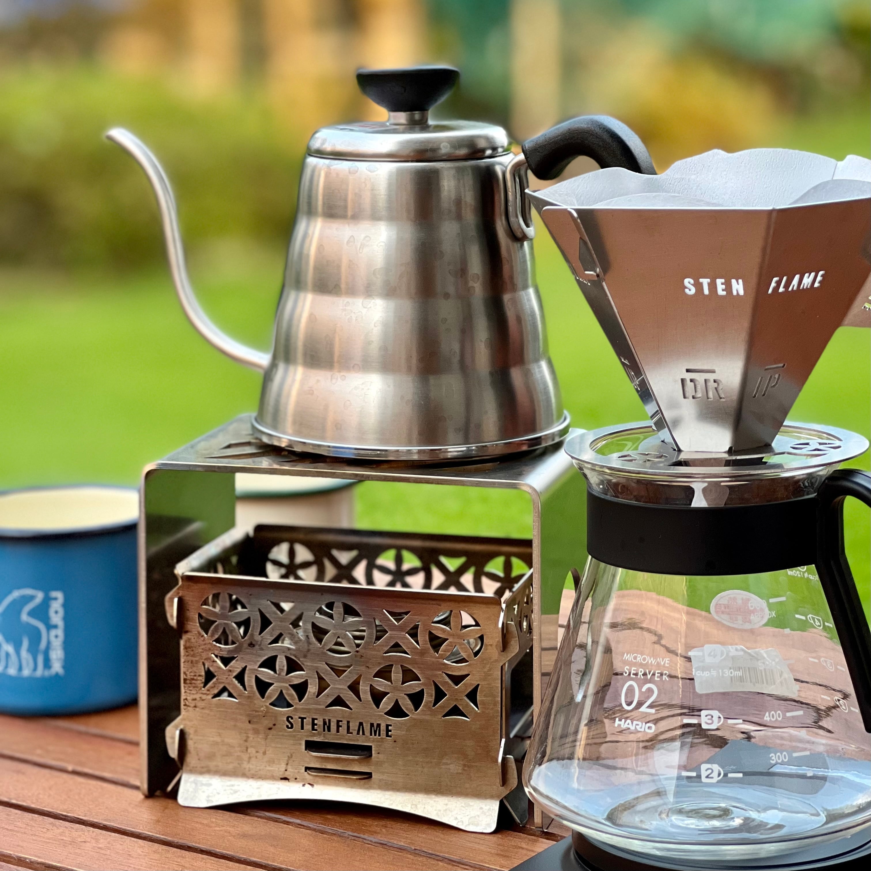 セット割】コーヒードリッパー＋ドリッパー用スタンド＋ミニ焚き火台