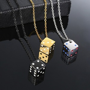 Cube Dice Style Necklace / キューブ ダイス ネックレス