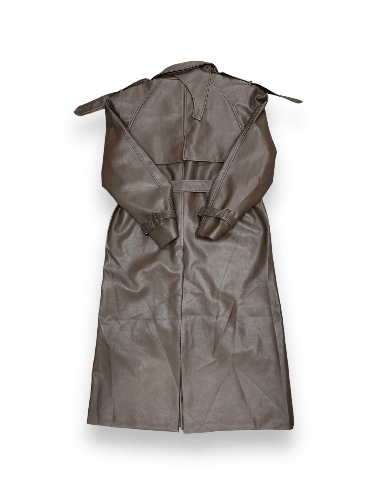 【PLANET STUDIO】leather long coat