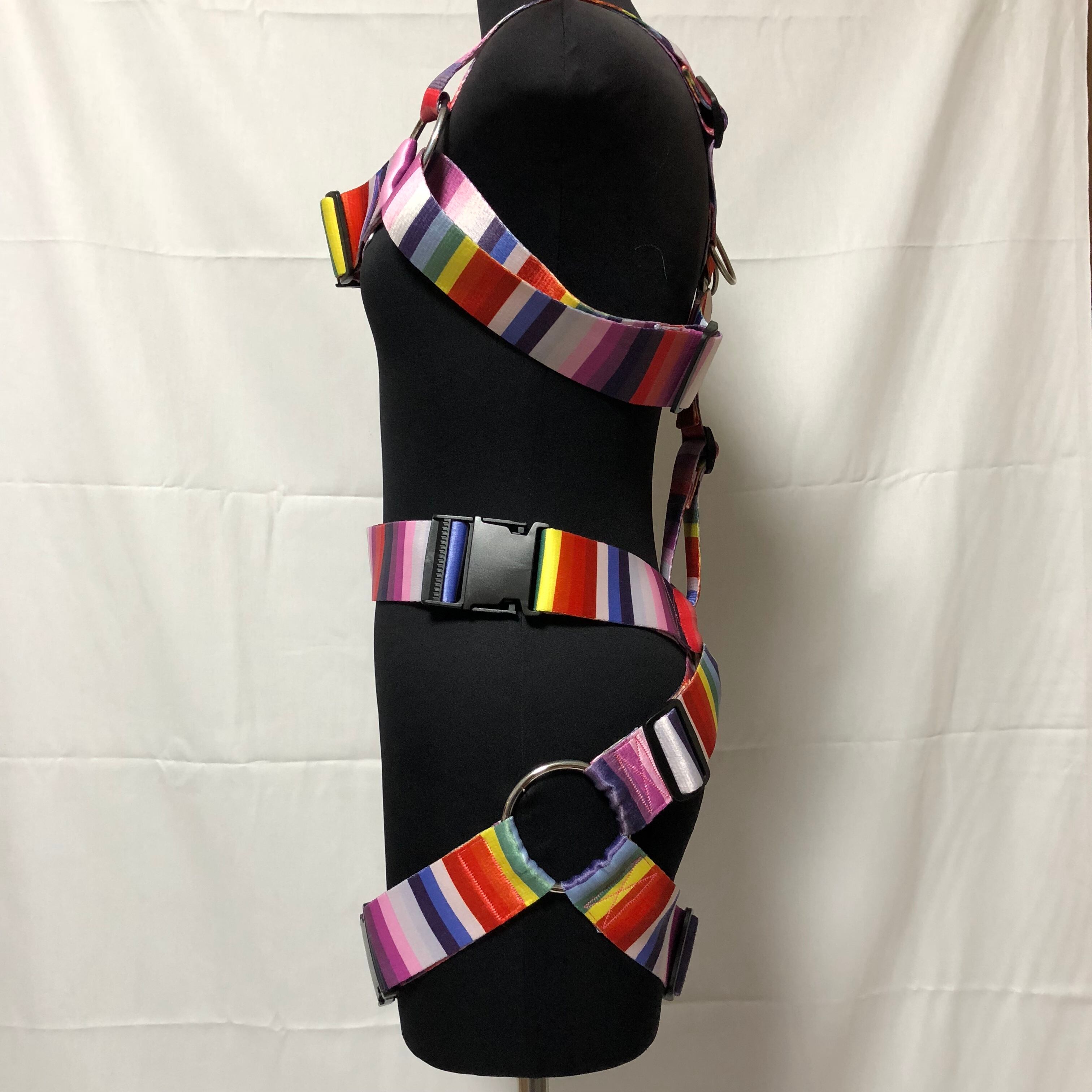 フルハーネス 虹色 50mm幅