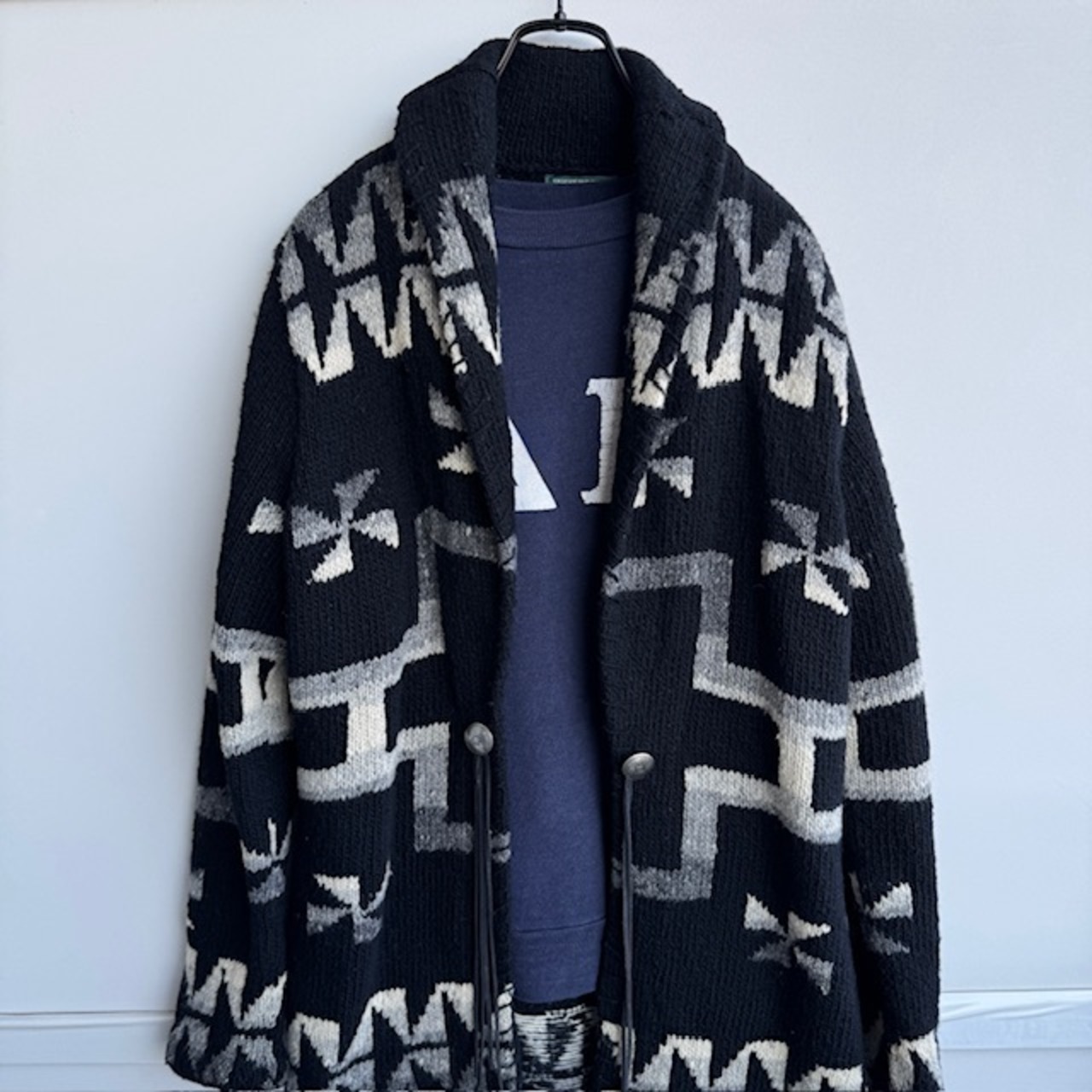 Ralph Lauren ハンドニット 風車柄 90s M 画像12