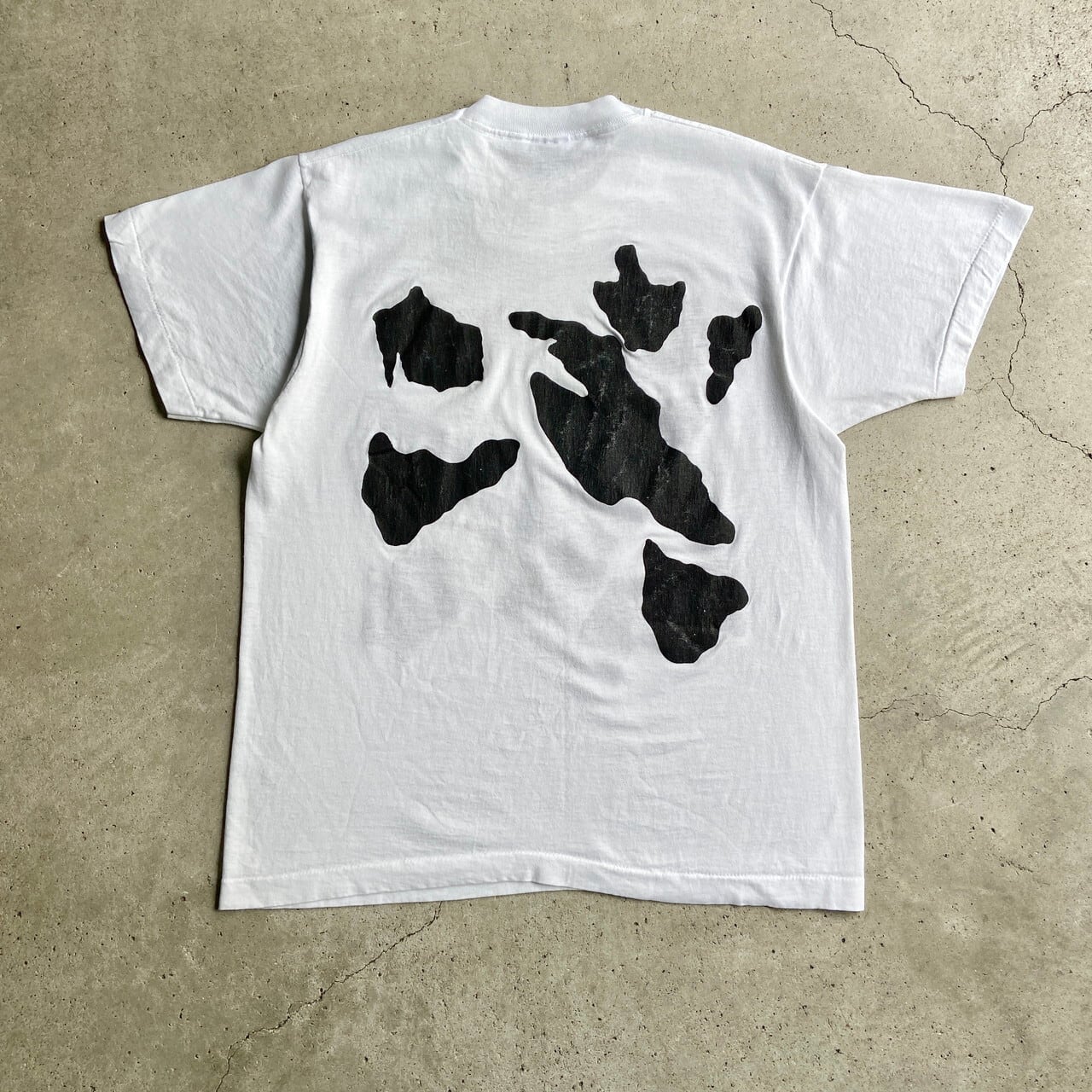 90s ビンテージ アート 牛 犬 Tシャツ 動物 Tシャツ