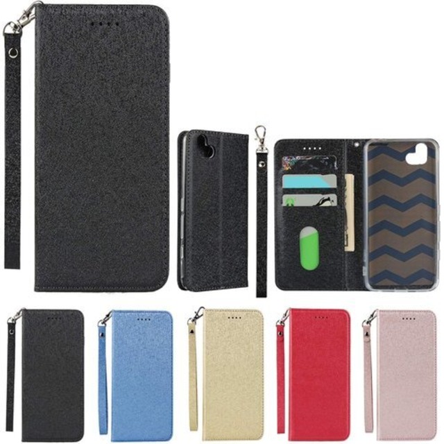 Eastwave Arrows U ケース Fujitsu 富士通 arrows u ケースカバー アローズ ユー arrowsU ケース 手帳 ストラップ付き PU皮革 明るい色 内蔵マグネット 携帯カバー カードポケット スタンド機能 便利 ブラック 602