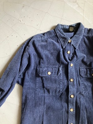 "Breezin" NAVY CORDUROY SHIRTS