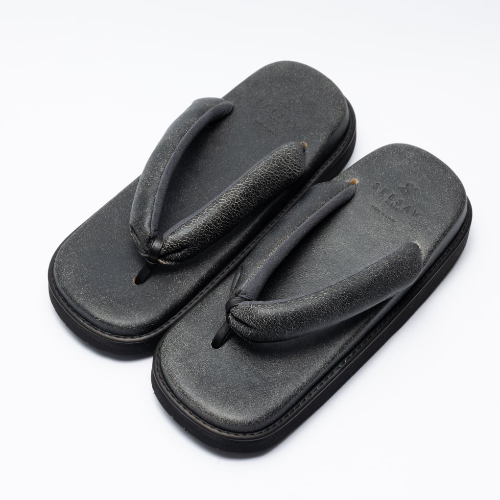Leather Setta Sandals ss‐30005 (SETTA CRACK) | lift-shoes