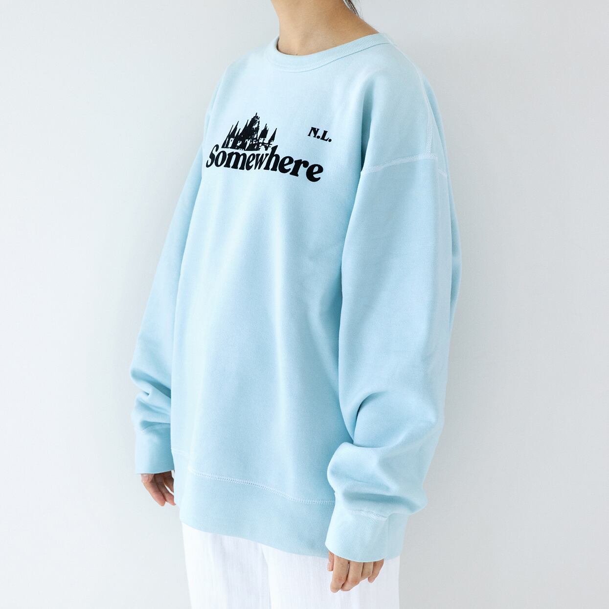 Somewhere Crew Sweat Sax | notlonely