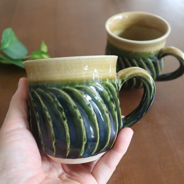 瀬戸赤津焼 拝戸窯稲山 マグカップ SetoAkazu-yaki Mug #459 | 和食器