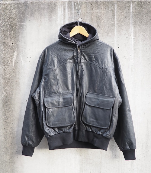 LEATHER THERMAL PARKA