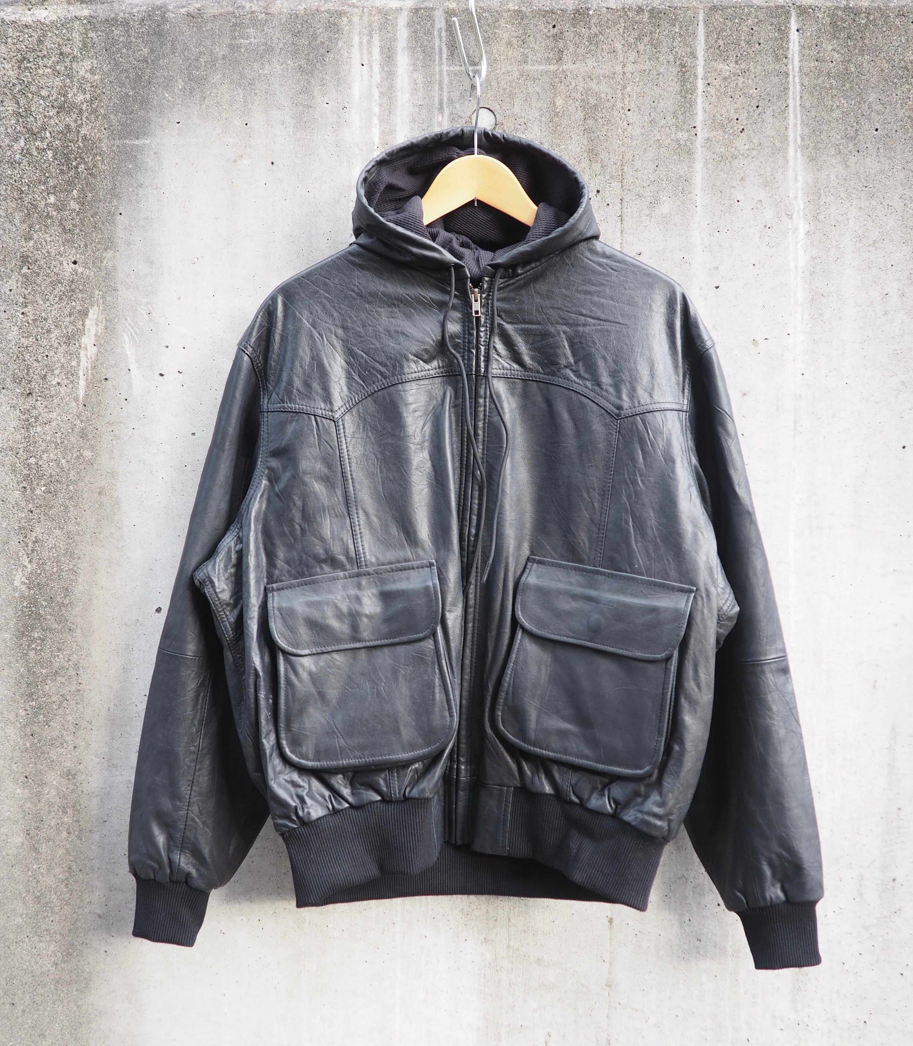 LEATHER THERMAL PARKA