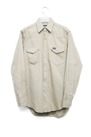 80's "Wrangler" Cotton Twill Western Shirt