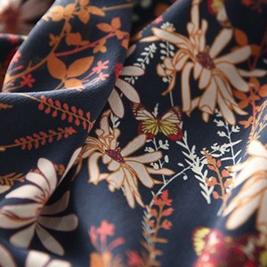 花柄ギャザーワンピース A00493