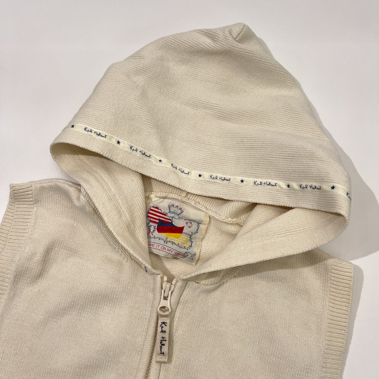カールヘルム Karl Helut ロゴ入り☆ ニット セーター L Karl Helmut 