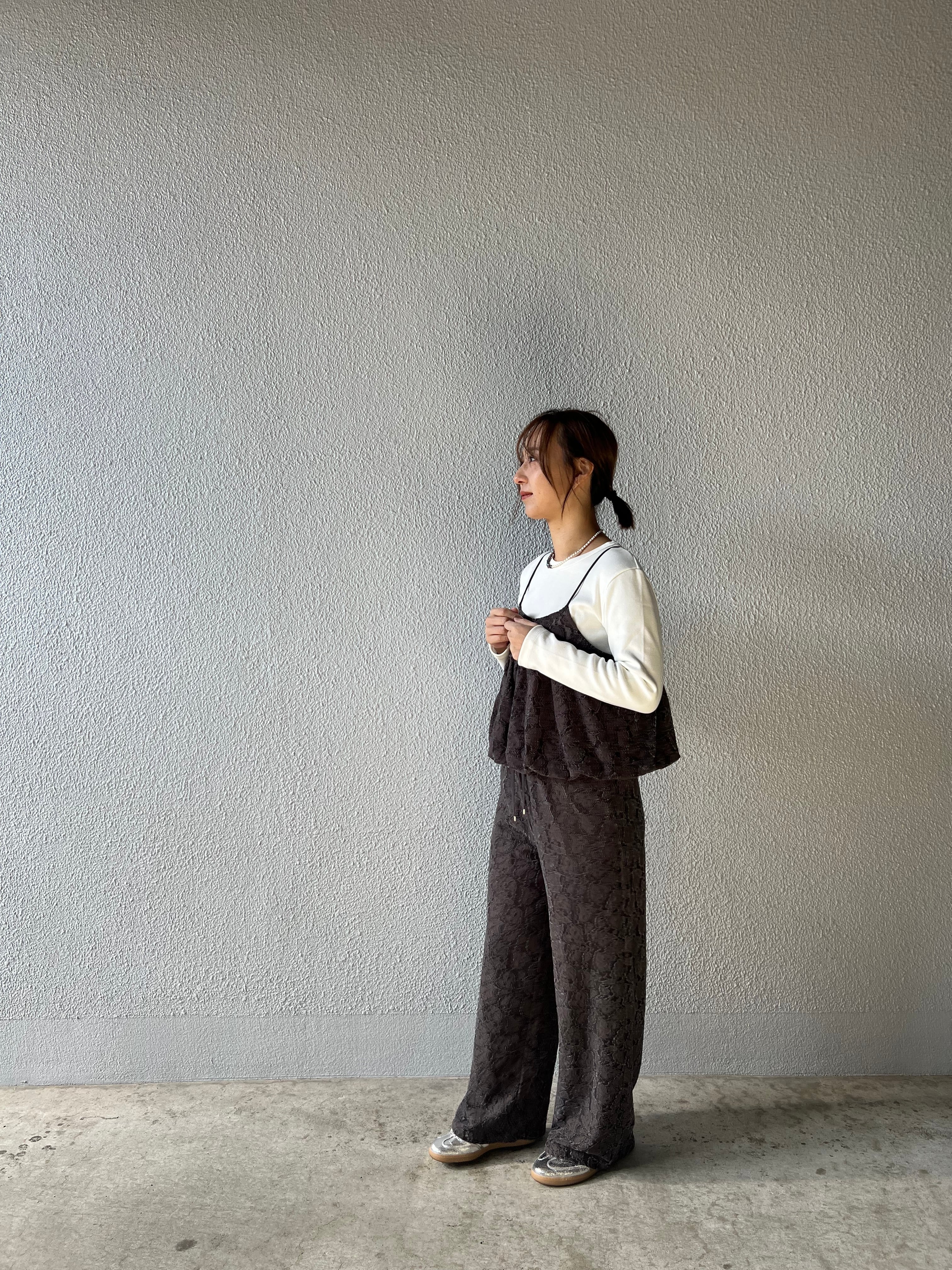 【SELECT】セットアップ可レースバルーンキャミ 21-0206