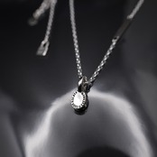 HORSESHOE : C #1 NECKLACE with GODSIZE® I.D. TAG / ホースシュー : C #1 ネックレス ゴッドサイズ® I.D.タグ