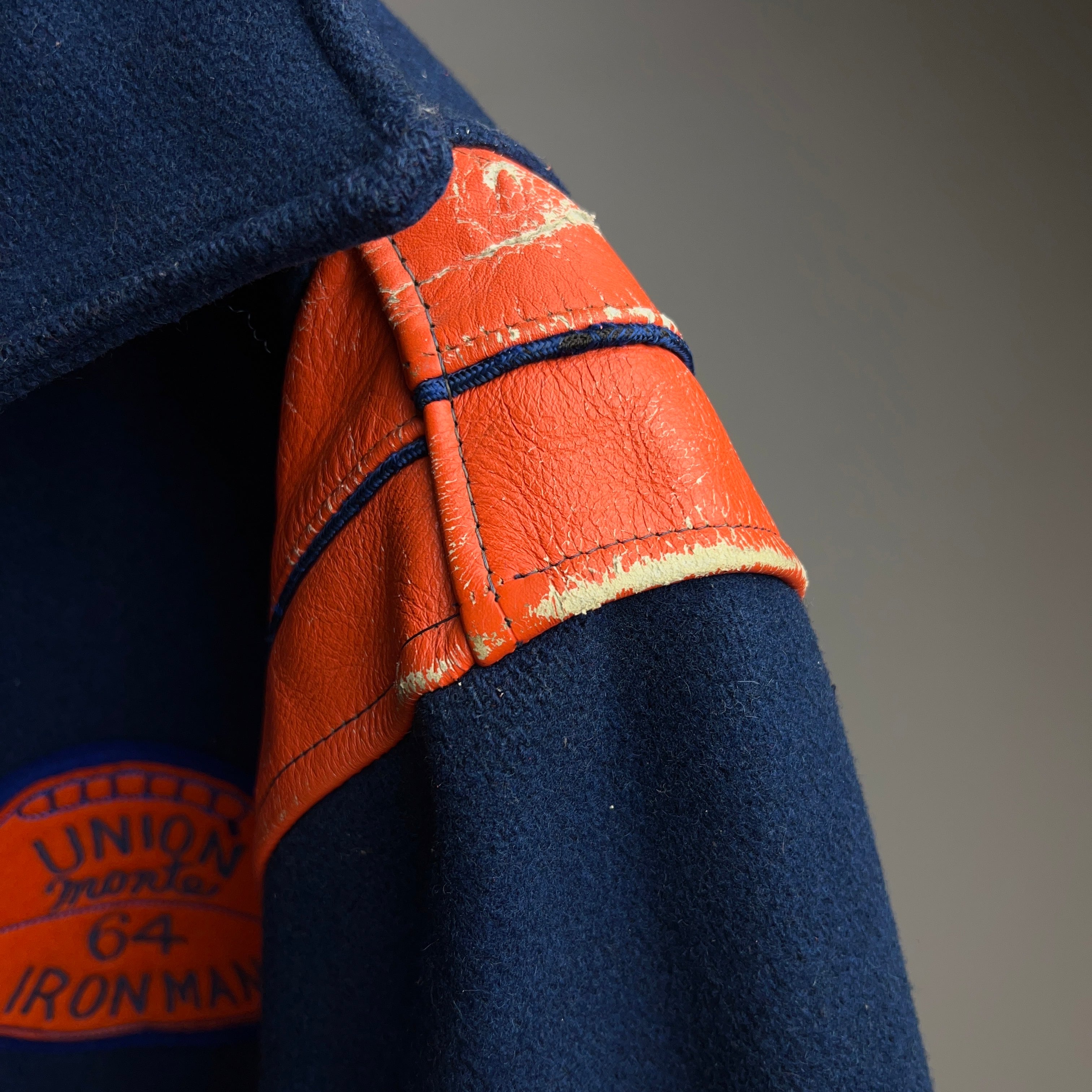 1960's Hatchers Stadium Jacket 60年代 ワッペン 襟付き 1960's Hatchers Stadium Jacket 60年代 ワッペン 襟付き