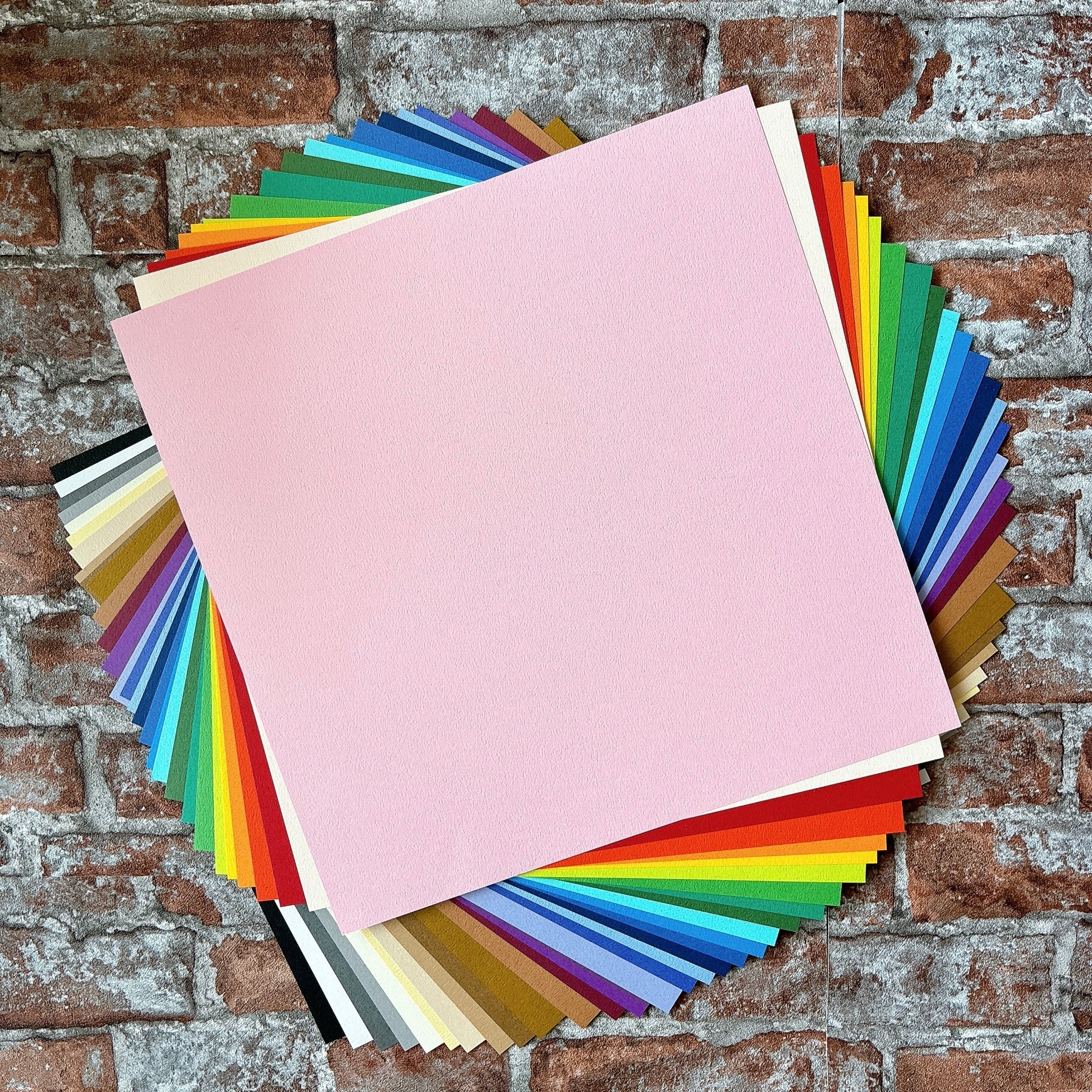 【単色10枚】ピンク〜紫 penpen paper タント紙 12インチ|厚口130kg・Cricut対応