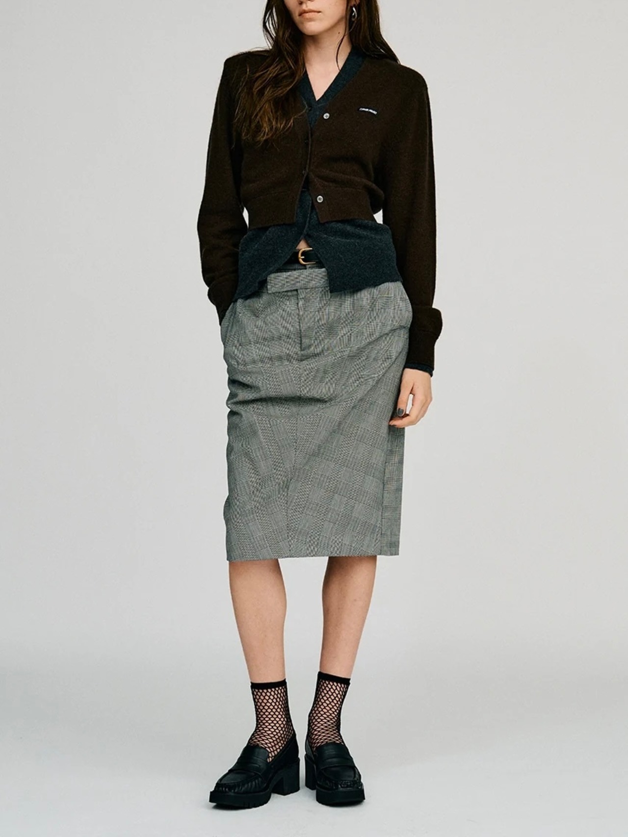 【26AW】PRANK PROJECT プランクプロジェクト / スカート / Double-Waist Drape Midi Skirt - 3