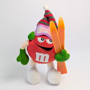☆ VINTAGE 2002 ☆【 m&m's( エムアンドエムズ )】 『スキーヤー / ski 』 PLUSH TOY / プラッシュ / ぬいぐるみ / VINTAGE / ビンテージ 〚アメリカン雑貨 アメトイ〛