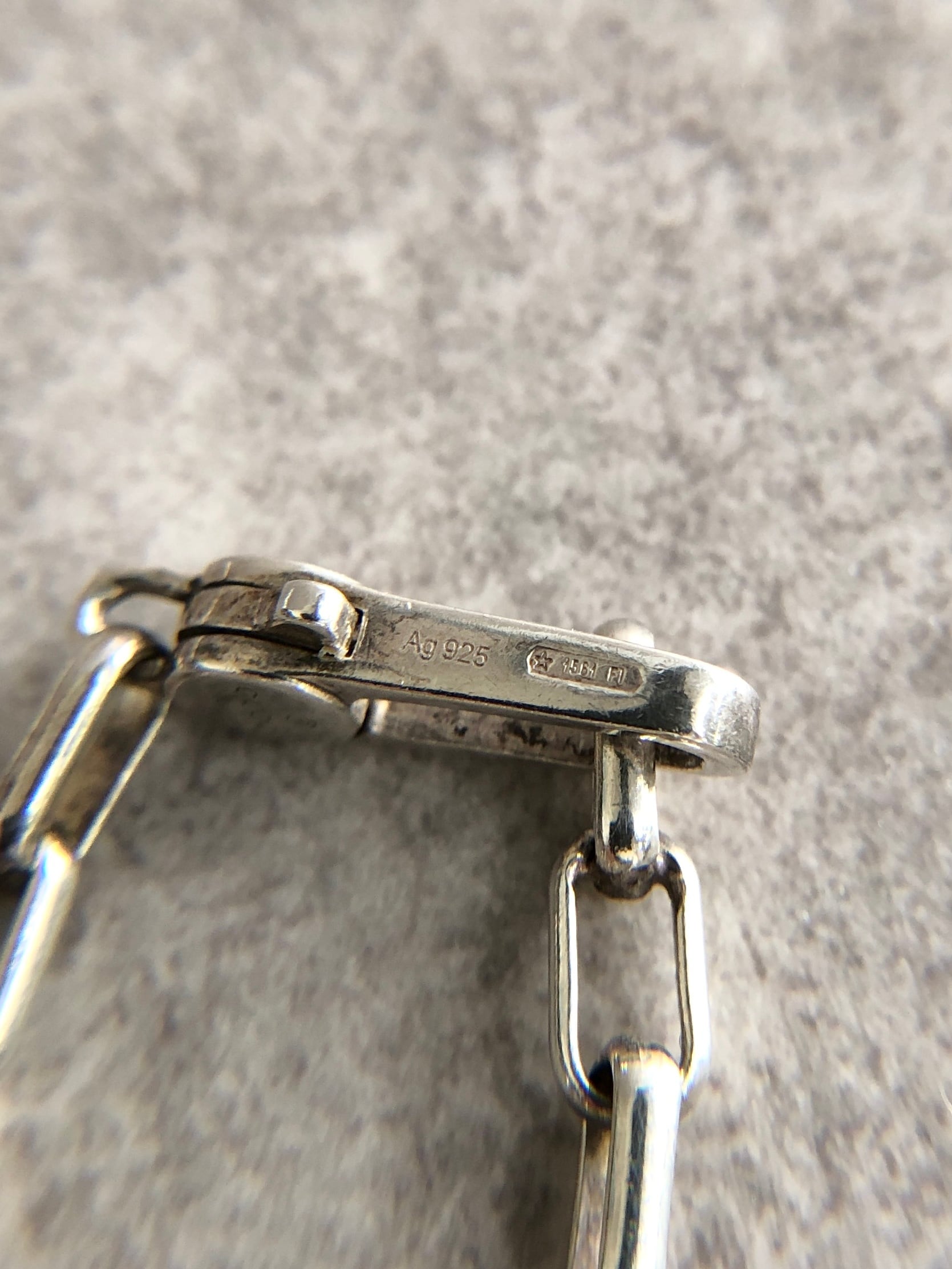 GUCCI グッチ ブレスレット シルバー インターロッキングG 925 vintage
