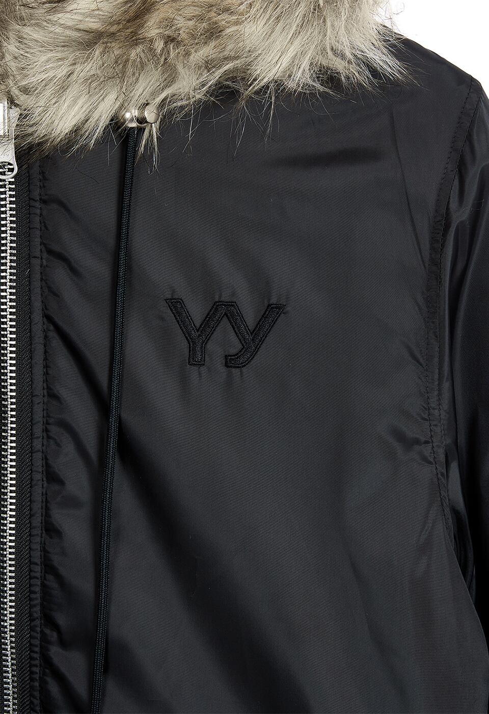 OPEN YY] REVERSIBLE FAUX FUR HOOD JACKET, BEIGE 正規品 韓国