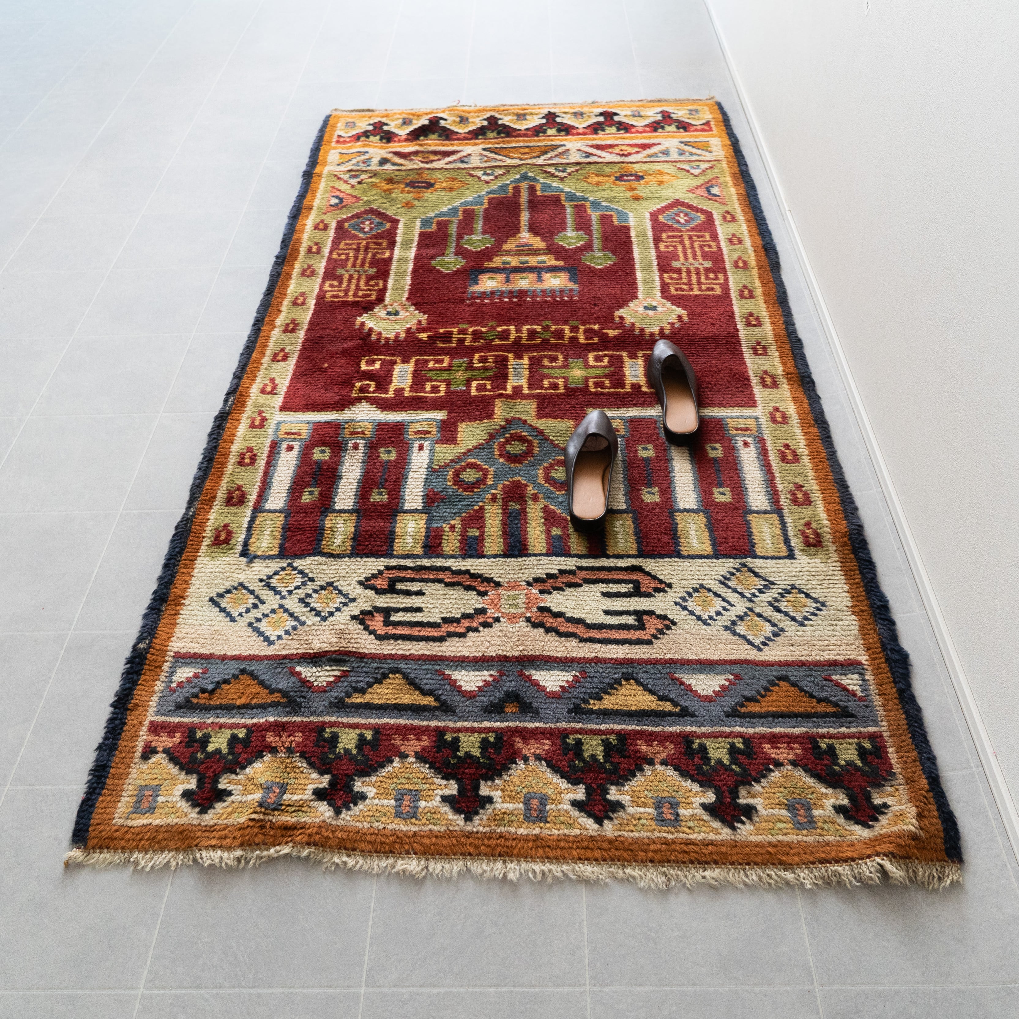 【Vintage】モロッコ・ヴィンテージラグ ws M-2 "100cm×194cm"