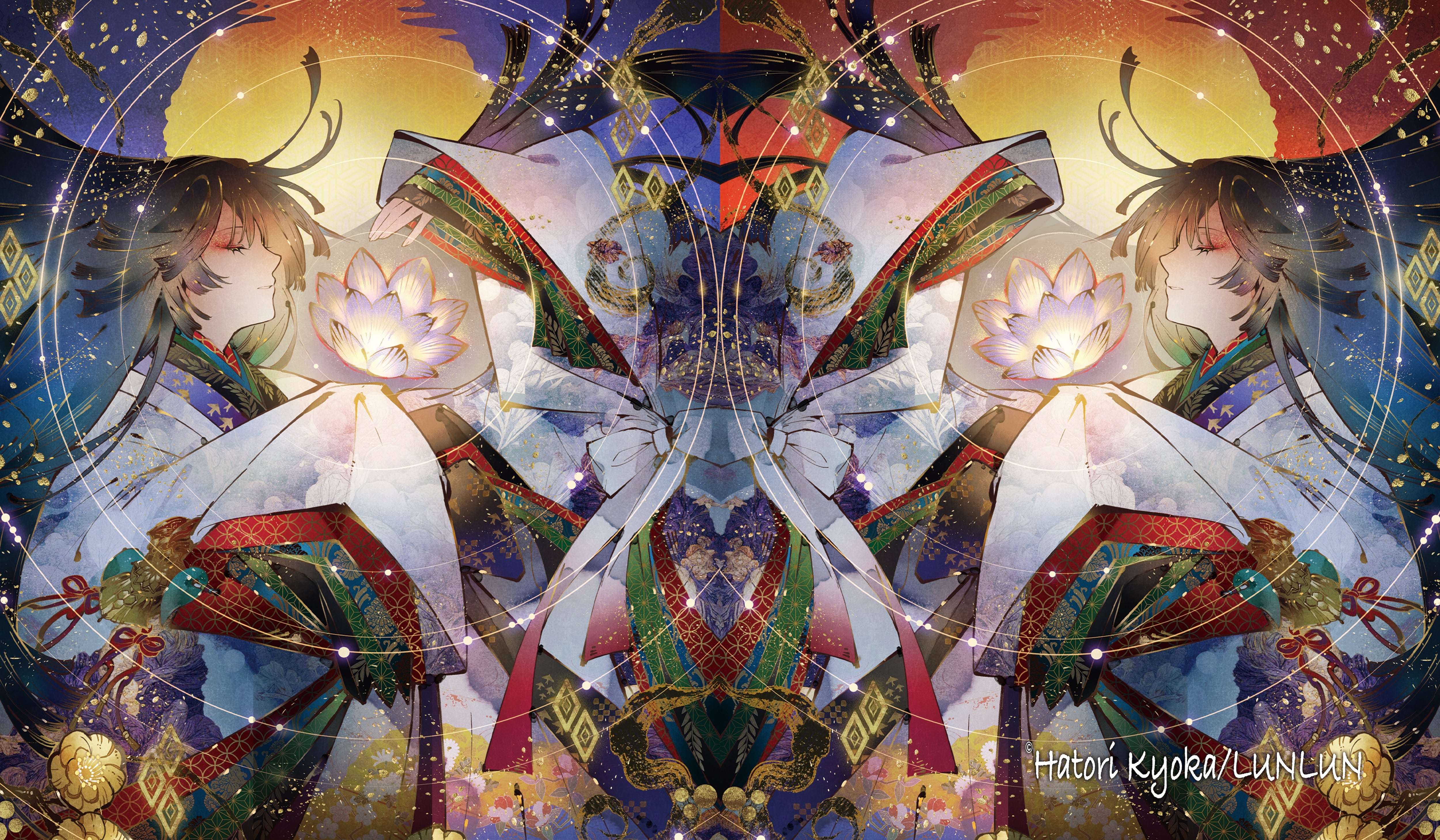 限定販売 匈歌ハトリ先生書き下ろしオリジナルプレイマット(反転)+オマケ