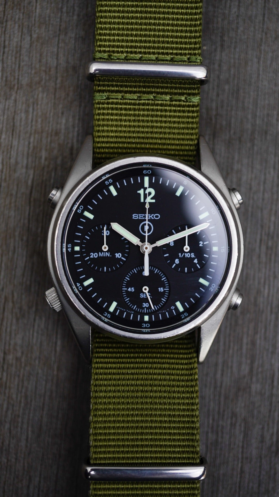 SEIKO RAF Gen1 英国空軍 クロノグラフ 7A28-7120