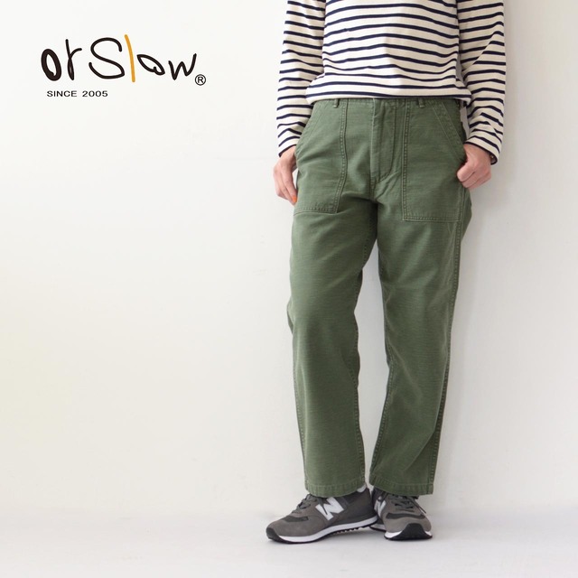 orslow [オアスロウ] SHORT LENGTH US ARMY FATIGUE PANTS  (REGULAR FIT) [00-5002z-216] ショートレングスUSアーミーファティーグパンツ(レギュラーフィット)・ミリタリーパンツ・ベーカーパンツ・アーミーパンツ・LADY'S [2023AW]