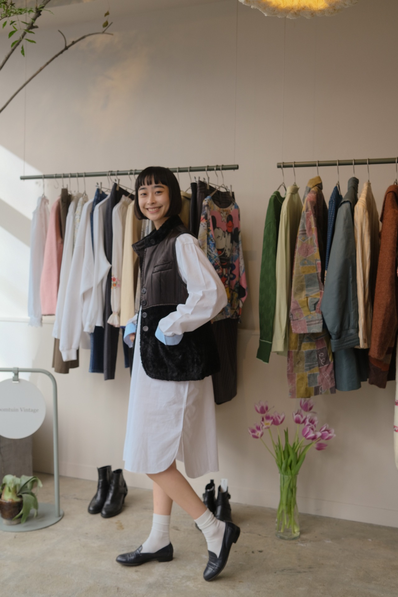 SONIA RYKIEL ブラックファーベスト