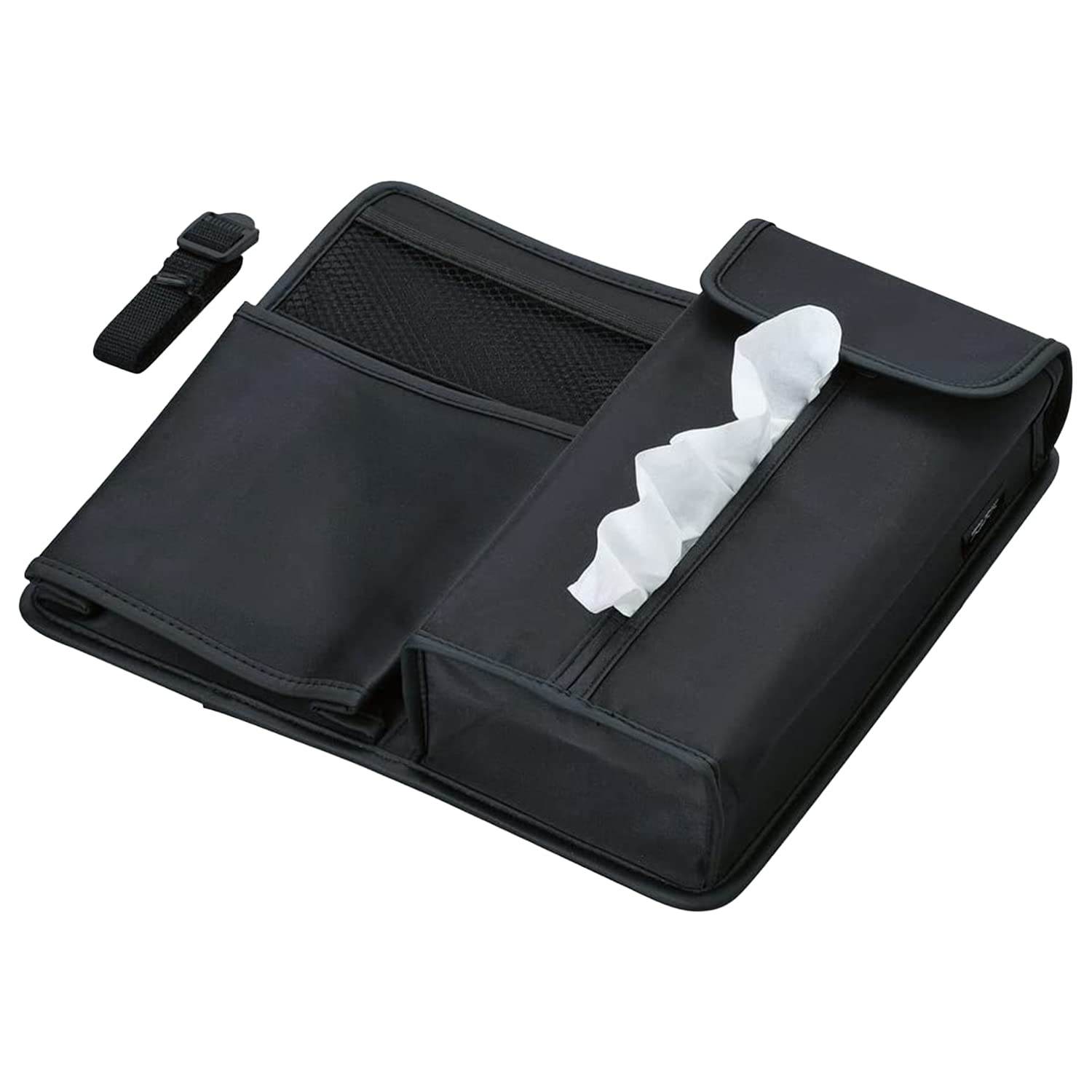 【特価処分】セイワ(SEIWA) 車内用品 コンパクトシートバックポケット ブラック W625