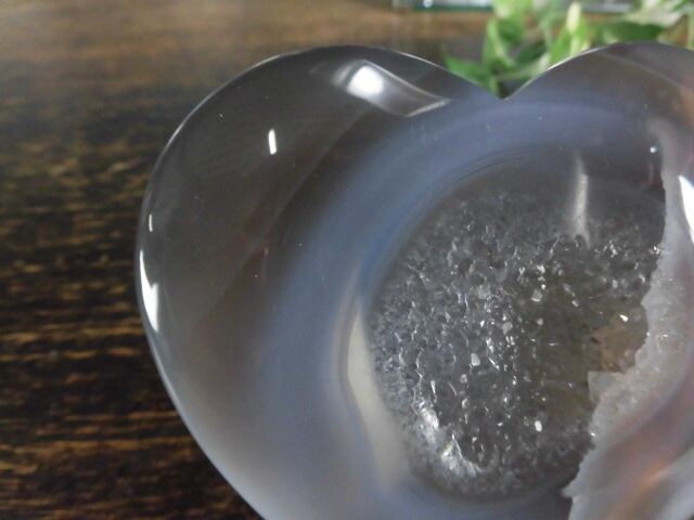 【瑪瑙カービング】　ハート瑪瑙　no.1