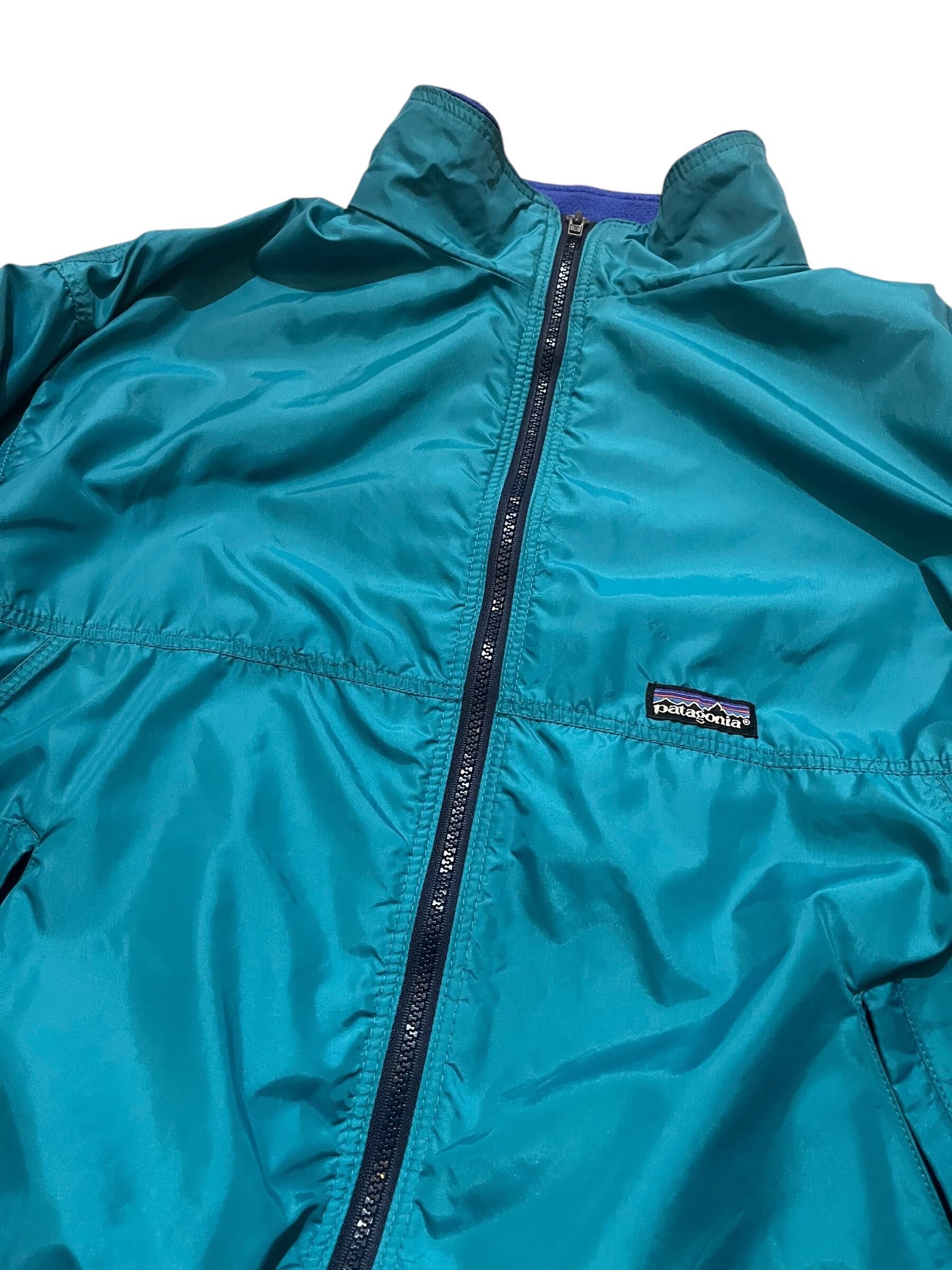 90s S0 Patagonia Shelled Capilene Jacket Made in U.S.A. Emerald