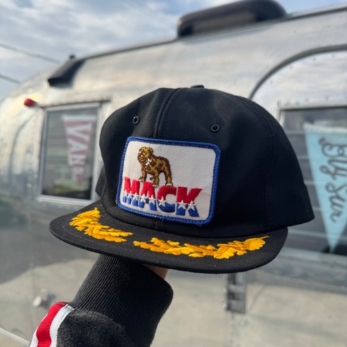 DEADSTOCK Mack Truck Twill Trucker Hat made by K-Brand