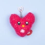 < 未来商店 > あみハートキーホルダー