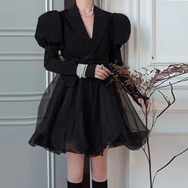 Frill jacket dress LA250236