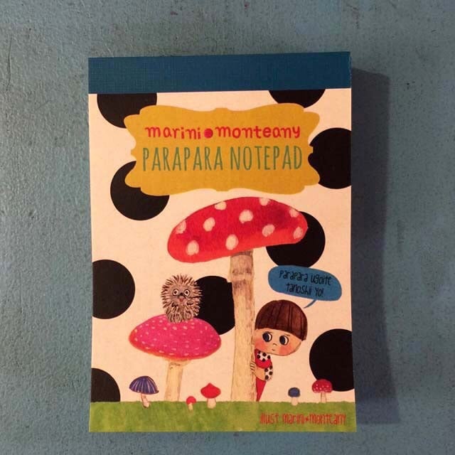 ❤︎marini＊monteany PARAPARA NOTEPAD コンプセット PARAPARA NOTEPADレインボー | molintika