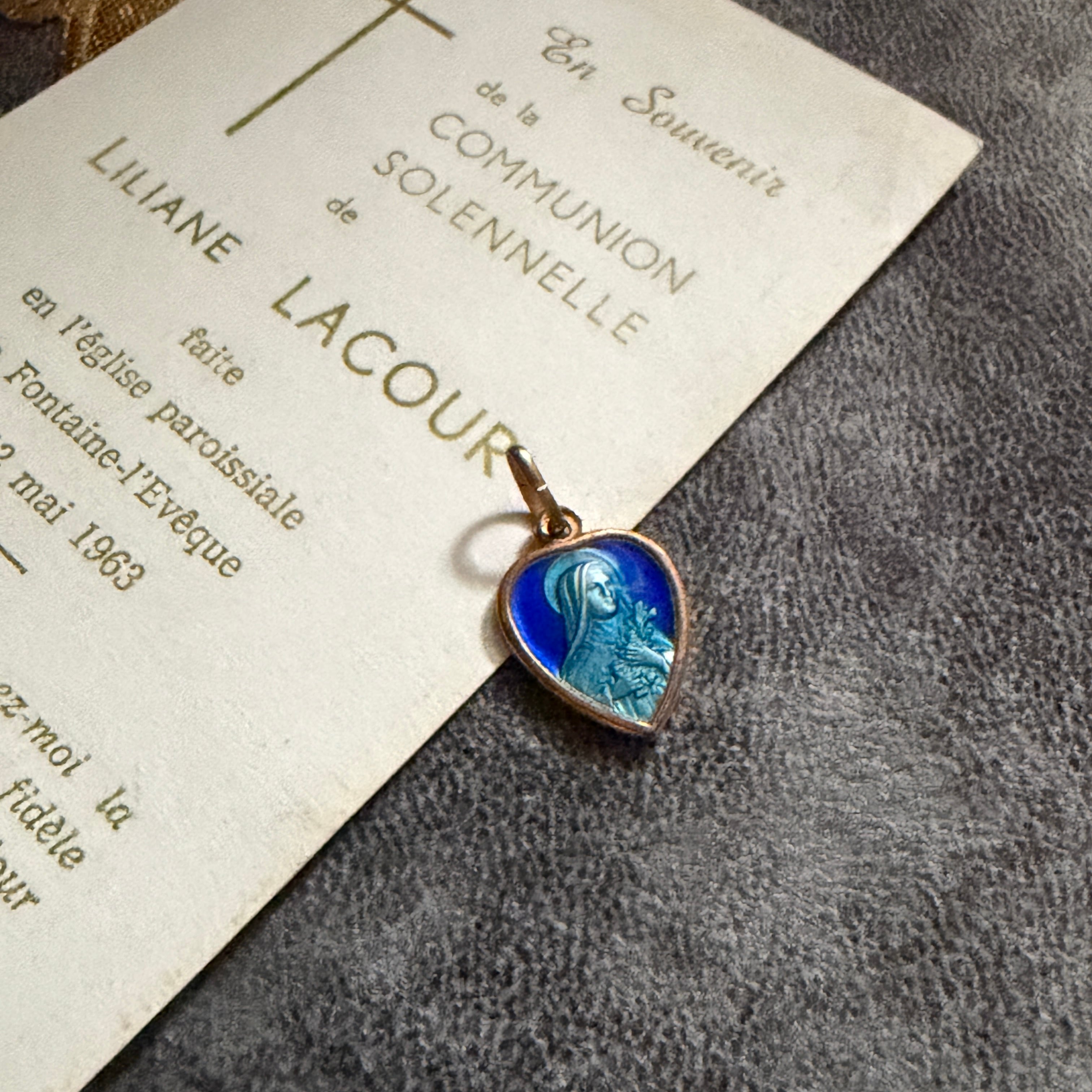 Antique medaille Mary