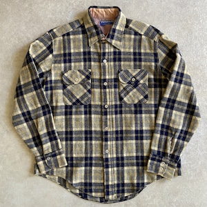 TARLeTON  Check Wool Shirt  L　G335