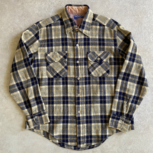 TARLeTON  Check Wool Shirt  L　G335